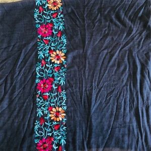 Pretty embroidered scarf/wrap or table runner